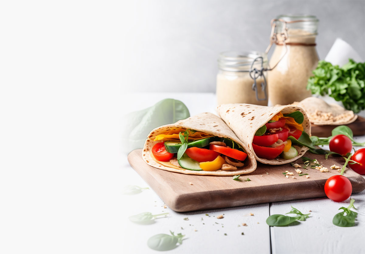 piadina wrap detail